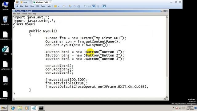 Graphical User Interface | Java GUI 2 смотреть онлайн