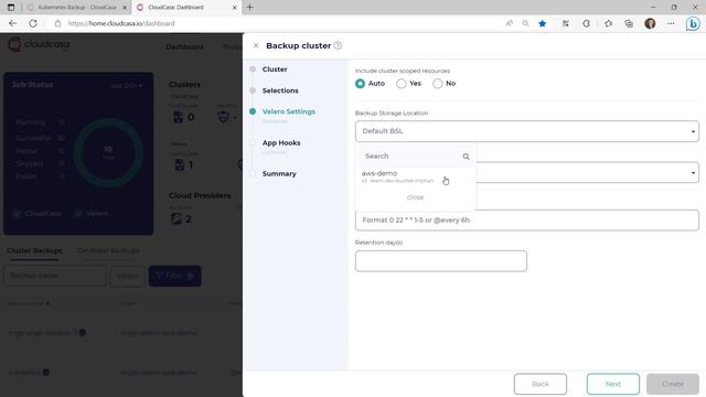 Ad-Hoc Job Runs and Creating backup and Restore Custom Resources for Velero смотреть онлайн
