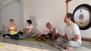 Расслабление под Гонг, поющие чаши, бубен и флейту