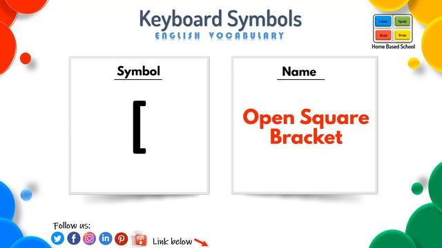 Name of Keyboard Symbols in English Types of Keyboard Symbols Keyboard Characters and Signs смотреть онлайн