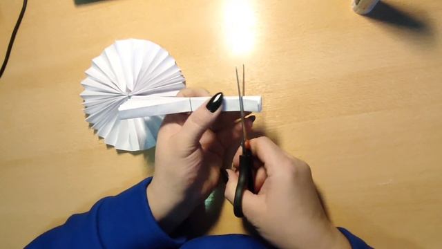 Мастер класс по бумагопластике „Снеговик". смотреть онлайн