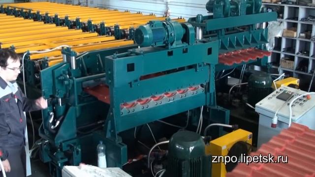 Линия для производства металлочерепицы СуперМонтерей (7 м_мин) смотреть онлайн