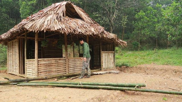#familyfarm : Build A Bathhouse, Harvest Bananas, Build A New Life, Build A Farm - #ThanhFamilyfarm