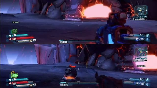 Split screen With my sister (Borderlands Handsome collection Part 3) just game's voice смотреть онлайн