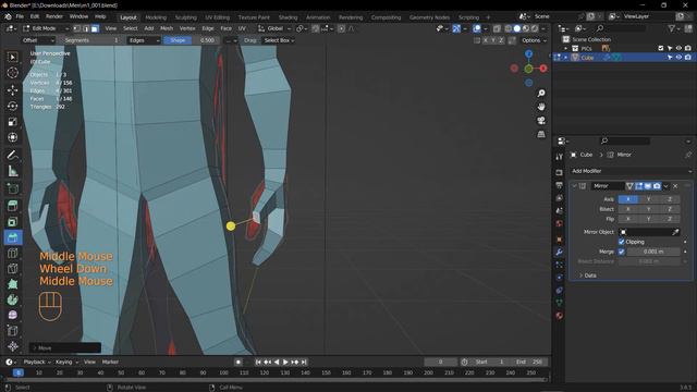 Как сделать человека в Blender 3.6 LOW POLY смотреть онлайн