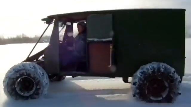 Вездеход Захар по Снегу. смотреть онлайн