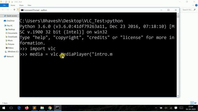 Play VLC with Python смотреть онлайн