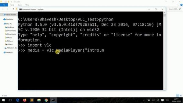 Play VLC with Python