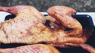 Жирная индейка горячего копчения Деревенские продукты смотреть онлайн