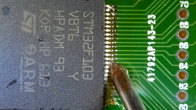 SMD Soldering - QFP100 Package смотреть онлайн