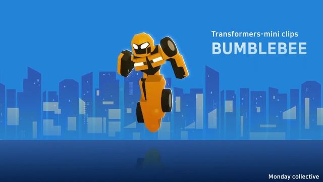 Bumblebee transformers mini clip#01 | Weekly Animation training смотреть онлайн