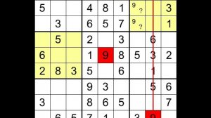 Как решать Судоку (Способ 1)