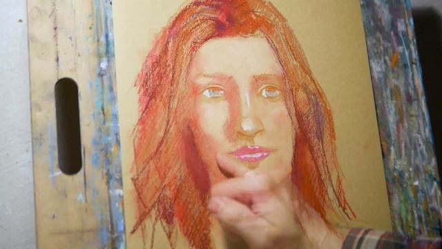 Pentel - самый удушливый обзор. Масляная пастель.