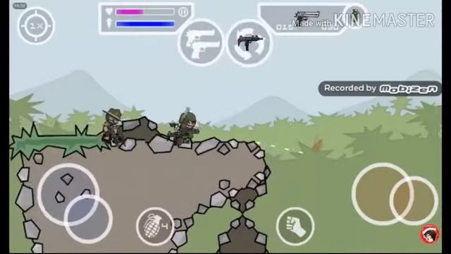 Играем в Doodle Army 2: Mini Militia (сыллка в описании) смотреть онлайн