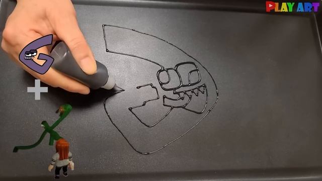 Drawing Alphabet Lore (A-Z) + Roblox Rainbow Friends pancake art, abcdefghijklmnopqrstuvwxyz смотреть онлайн