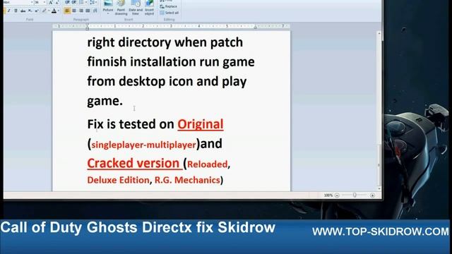 [UPDATED] Call of Duty Ghosts DirectX Error Fix SINGLEPLAYER [2014] смотреть онлайн