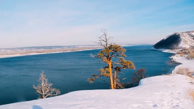 Жигулевск - Зима на волге / City Zhigulevsk - Winter And Volga