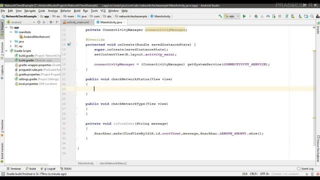 Android tutorial (2018) - 79 - Check a device's network connection смотреть онлайн
