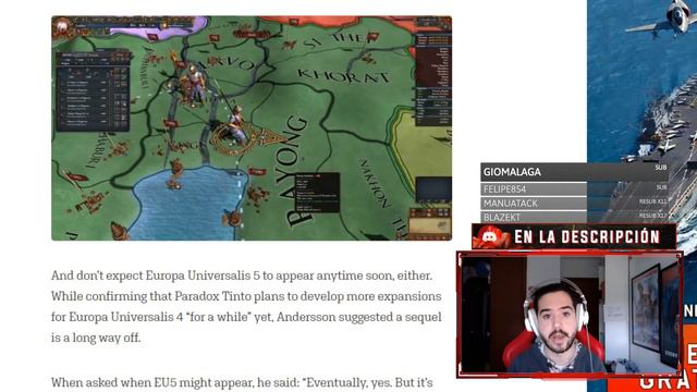 "SE HA DISCUTIDO DE VICTORIA 3 y EU5" - Nueva entrevista de Johan смотреть онлайн