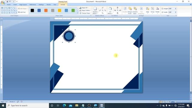 M.S word में certificate बनाना सीखें in hindi | how to create certificates in word | m.s word смотреть онлайн