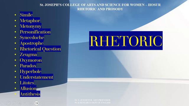 English Literature for Competitive Examinations RHETORIC AND PROSODY смотреть онлайн