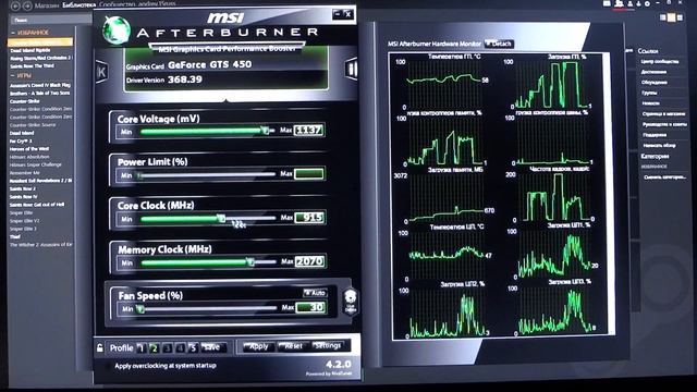 Разгон GTS450 GDDR5 и тест в Dead Island, CSGO, Thief