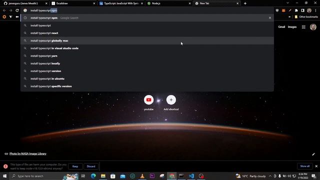 Learn typescript 2023 - installing typescript. смотреть онлайн
