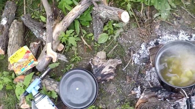 (часть2) Рыбалка, путешествие, похлёбка на костре. смотреть онлайн