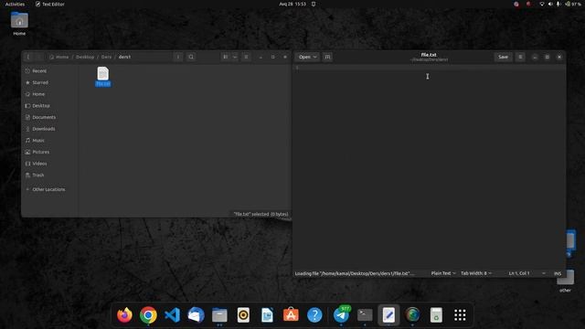 Linux terminal | "touch, mkdir, rm" komandaları ilə tanışlıq смотреть онлайн