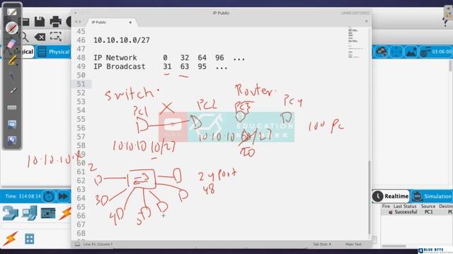 Networking Tutorial with Cisco CCNA 200-301 - 19 - Concept of switch and router смотреть онлайн