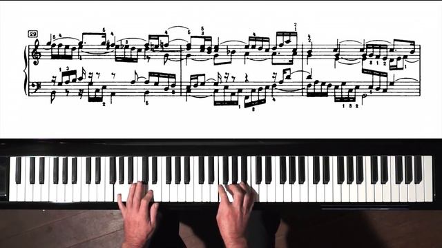 Bach Prelude and Fugue No.1 Well Tempered Clavier, Book 2 with Harmonic Pedal смотреть онлайн