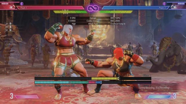 Street Fighter 6 - Marisa anti air counter combo смотреть онлайн