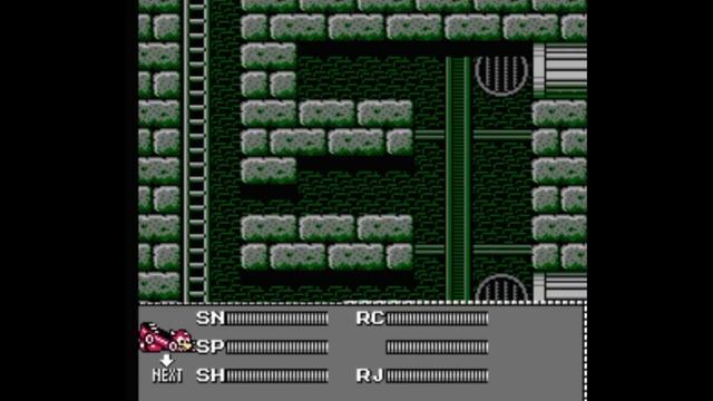 Dendy (Famicom,Nintendo,Nes) 8-bit MegaMan (RockMan) 3 part Dr.Wily stage 1