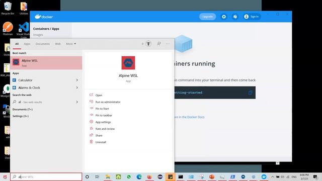 Enabling WSL2 Integration Alpine смотреть онлайн