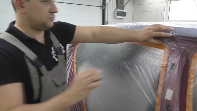 Opel Astra H. Как обклеить авто перед покраской! смотреть онлайн