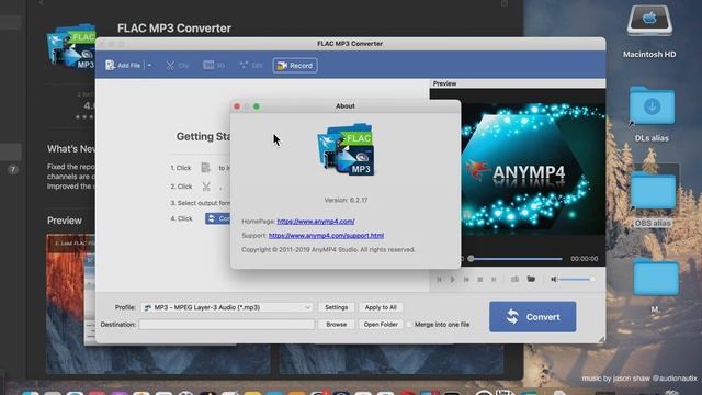 FLAC MP3 Converter Mac App Store Basic Overview [MAC OS] смотреть онлайн