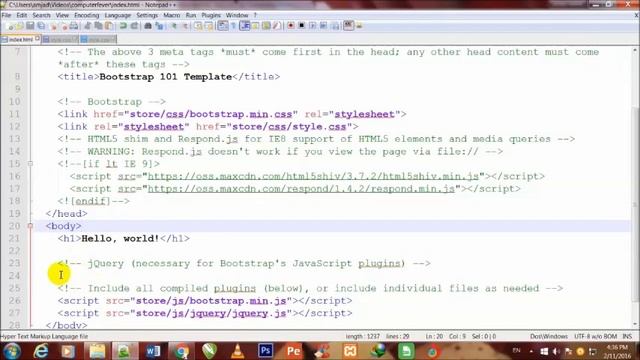 multi purposes landing page with bootstrap-lecture5 смотреть онлайн