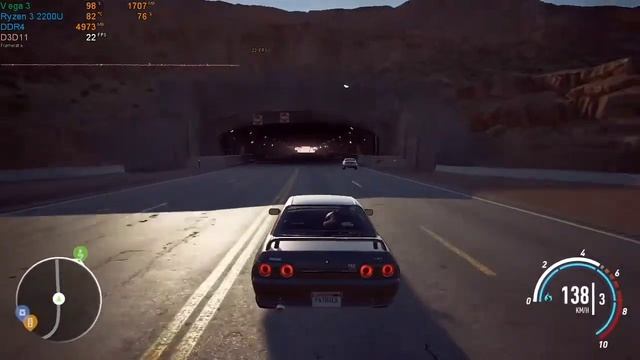 Need for Speed Payback || Amd Ryzen 3 2200u || Vega 3 || 8GB Ram смотреть онлайн