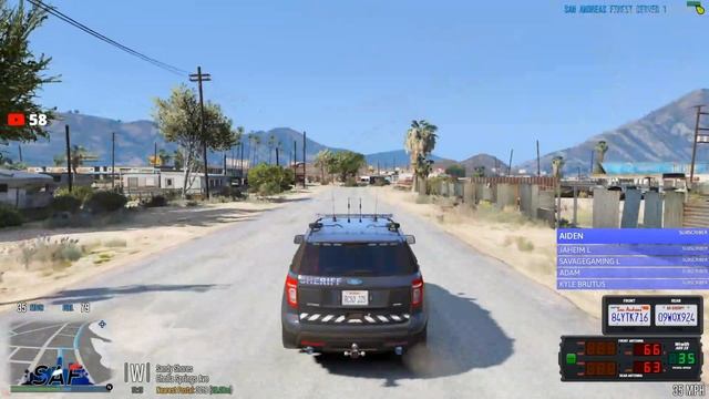 Rolling out as a Deputy - GTA 5 RP Live 2 смотреть онлайн