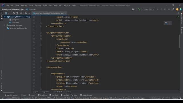 Part 2 - Create Maven Project and explain pom.xml - Selenium+Java +SerenityBDD + JBehave Integratio смотреть онлайн