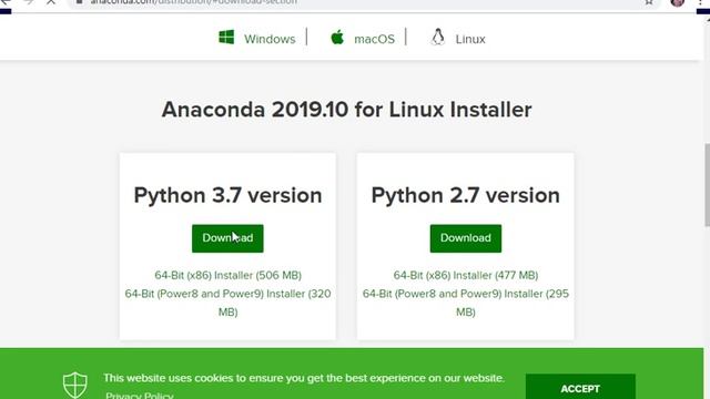 How to download anaconda python 2.7 and 3.7 version for Windows, Linux and Mac смотреть онлайн