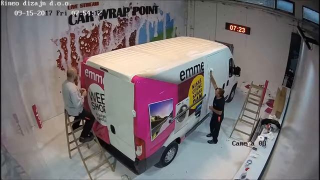 CAR WRAP - Oslikavanje serije vozila EMMEZETA смотреть онлайн