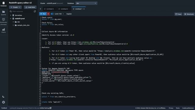 Integrate AWS Redshift Native IdP Federation with Azure AD using Power BI Desktop and JDBC Client смотреть онлайн
