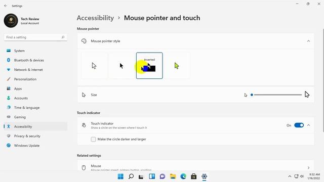 How To Change The Mouse Cursor Color And Cursor Pointer Size In Windows 11 смотреть онлайн