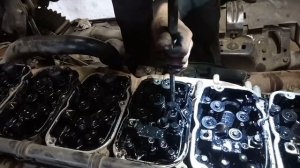 Снятие форсунок Skania