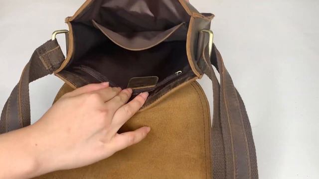 The Hickory | Men's Leather Messenger Satchel смотреть онлайн