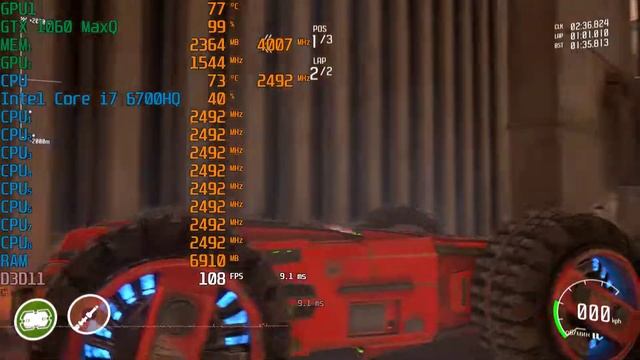 GRIP |TEST: GTX1060 maxq, i7 6700hq, SSD 256, 16gb ddr4 | Notebook MSI GS 73VR 6RF смотреть онлайн