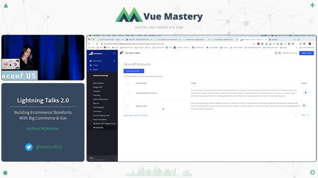 Building Ecommerce Storefonts With Big Commerce & Vue by Ashley McKemie | VueConf US 2020 смотреть онлайн