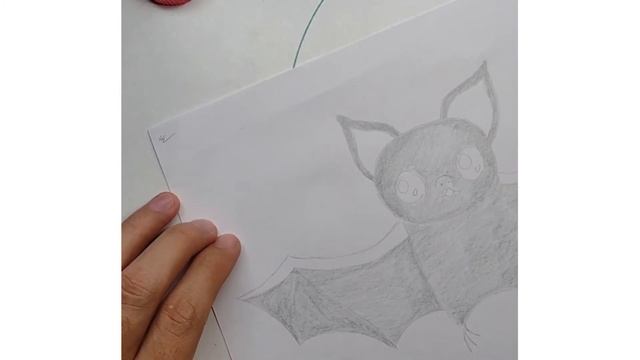 Как нарисовать милую летучую мышь. How to draw a cute bat. смотреть онлайн