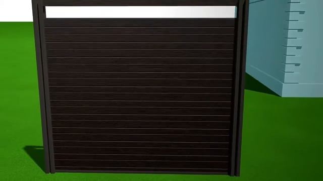 HILST. «Глухой забор» из шпунтованной доски ДПК смотреть онлайн